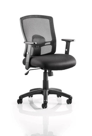 Portland Medium Mesh Back Task Operator Office Chair With Arms OP000105 7