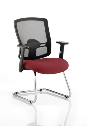 Portland Mesh Back Cantilever Visitor Chair With Arms KCUP0470 2