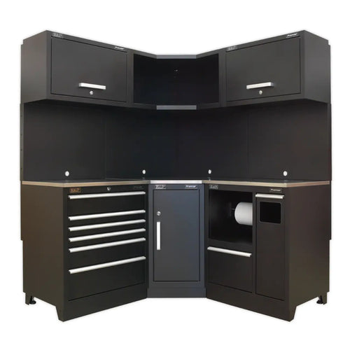 Premier Corner Storage System with Stainless Worktop 1.71m