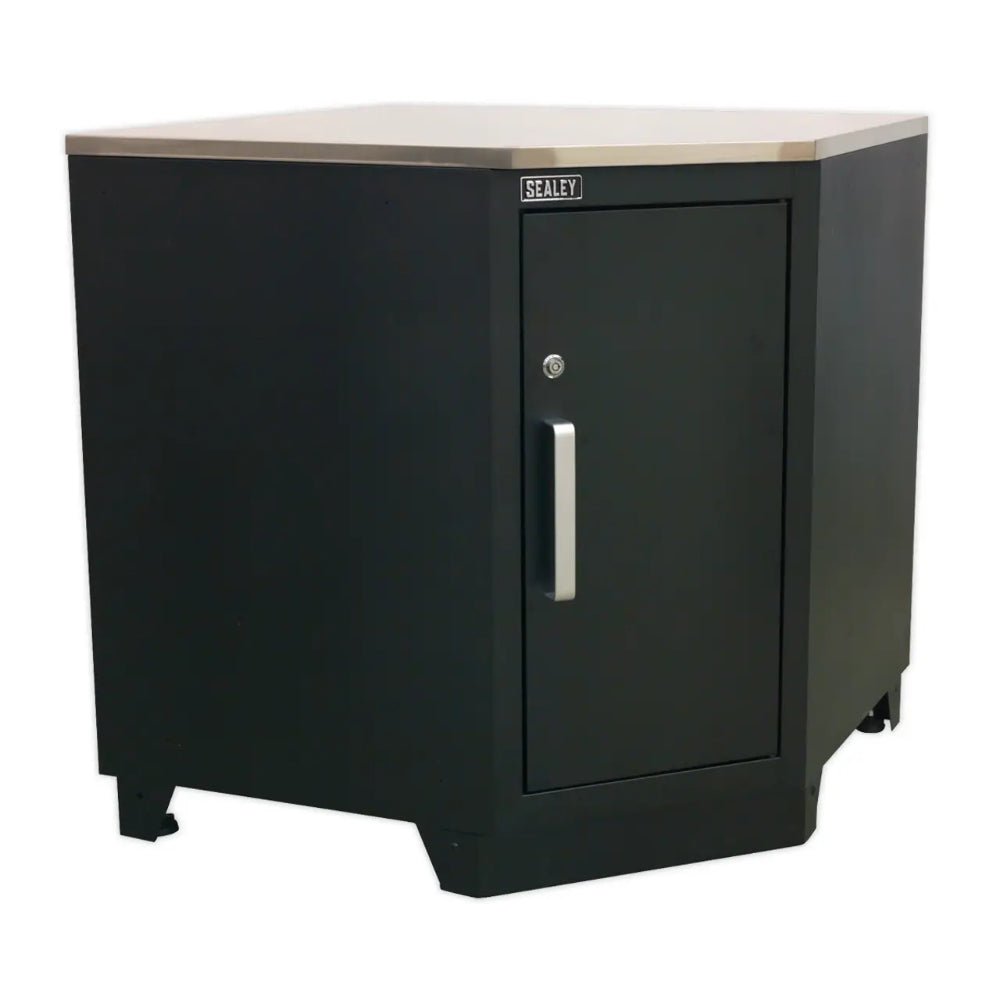 Premier Corner Storage System with Stainless Worktop 1.71m APMSCOMBO6SS 3