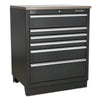 Premier Heavy-Duty Modular Floor Cabinet 6 Drawer 775mm