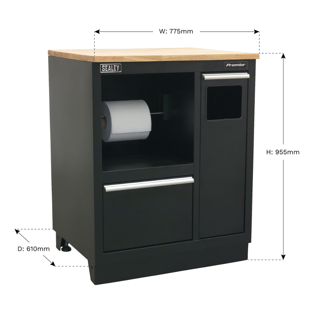 Premier Heavy-Duty Modular Multifunction Floor Cabinet 775mm APMS20 9
