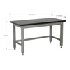 Premier Industrial Double Drawer Unit for API Series Workbenches API15 6