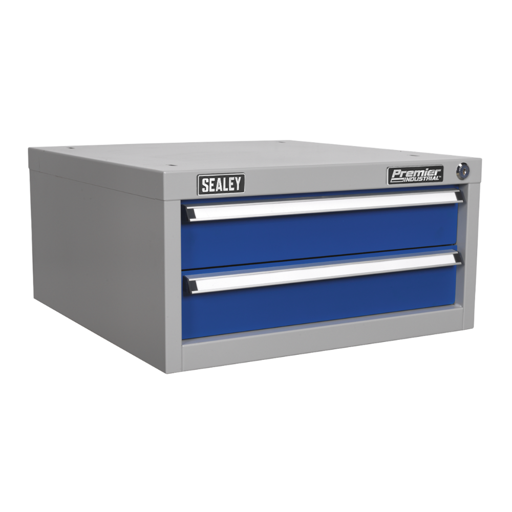 Premier Industrial Double Drawer Unit for API Series Workbenches W565 2