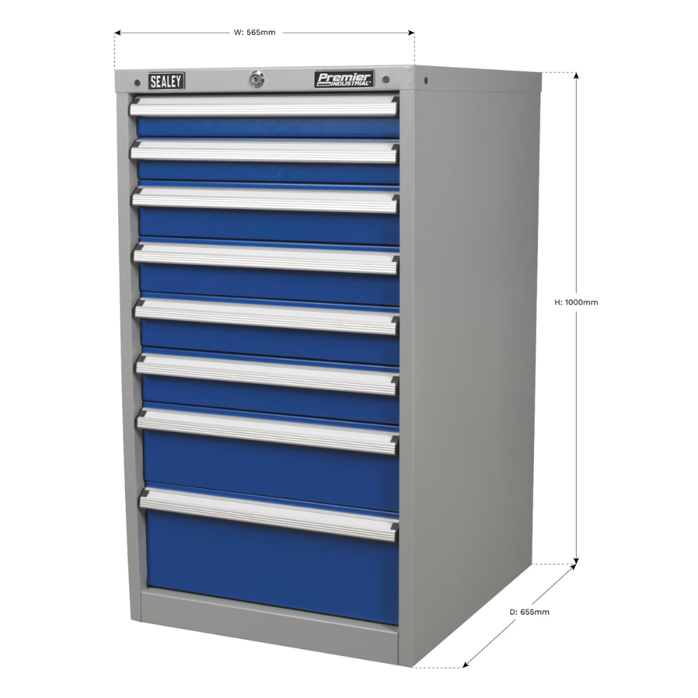 Premier Industrial Industrial Cabinet 8 Drawer API5658 9