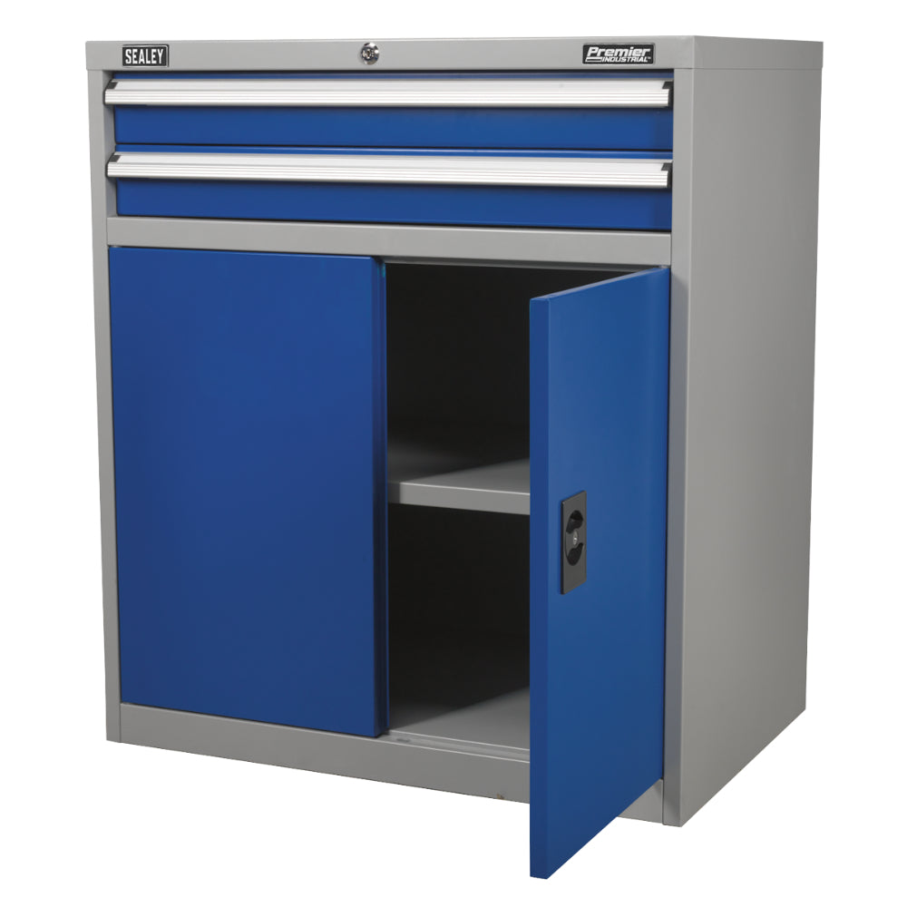 Premier Industrial Industrial Cabinet with 2 Drawers and 1 Shelf API8810 10