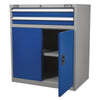 Premier Industrial Industrial Cabinet with 2 Drawers and 1 Shelf API8810 10