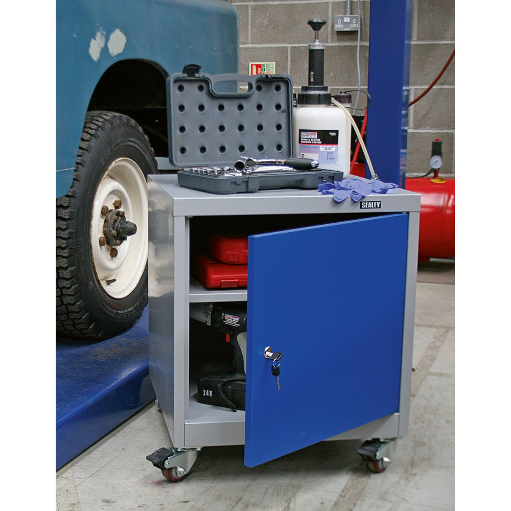 Premier Industrial Mobile Industrial Cabinet with 1 Shelf API5659 7