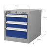 Premier Industrial Triple Drawer Unit for API Series Workbenches API16 7