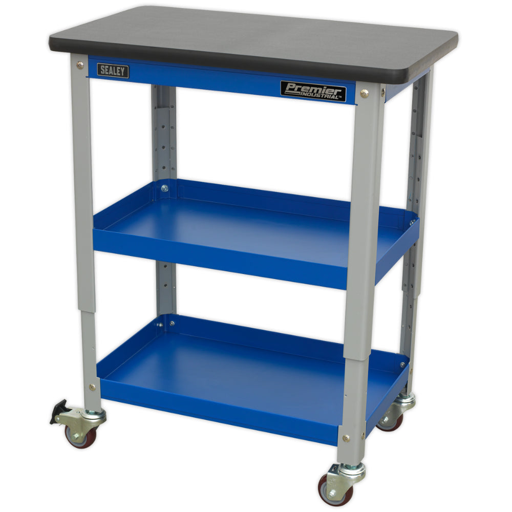 Premier Industrial Workshop Trolley 3 Level