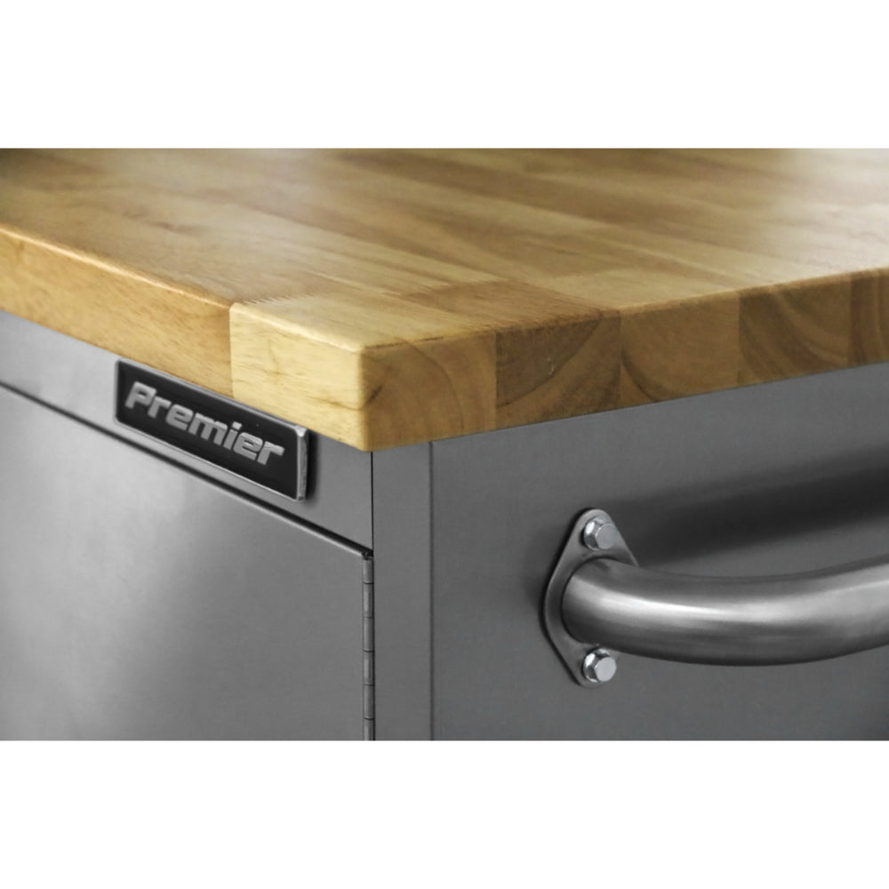 Premier Mobile Stainless Steel Tool Cabinet and Cupboard 10 Drawer AP7210SS 6