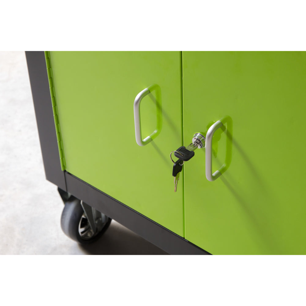 Premier Mobile Workstation with 7 Drawers and Cupboard 920mm AP36MWS 11