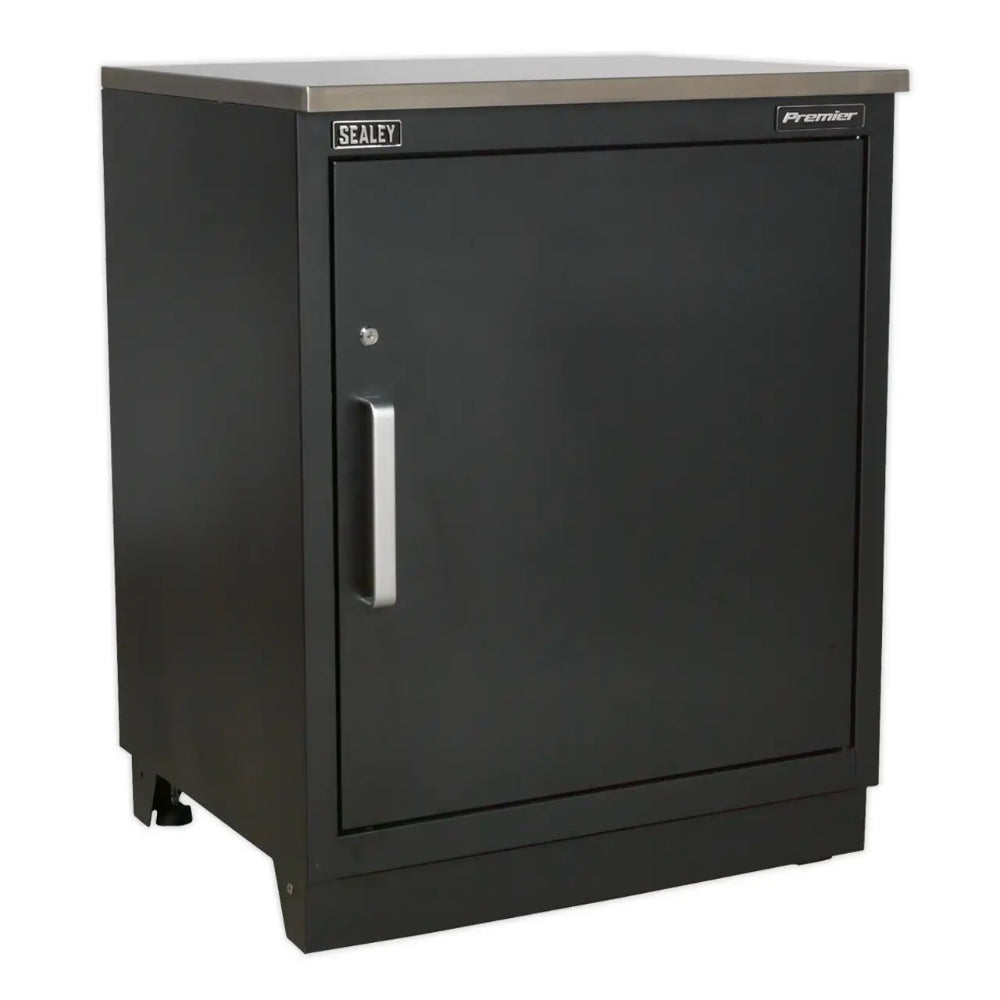 Premier Storage System with Hardwood Worktop 2.33m APMSCOMBO4W 3