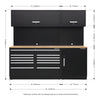 Premier Storage System with Hardwood Worktop 2.33m APMSCOMBO4W 9