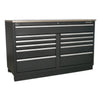 Premier Storage System with Hardwood Worktop 3.55m APMSCOMBO7W 6