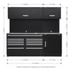 Premier Storage System with Stainless Worktop 2.33m APMSCOMBO4SS 9