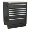 Premier Storage System with Stainless Worktop 2.48m APMSCOMBO1SS 5