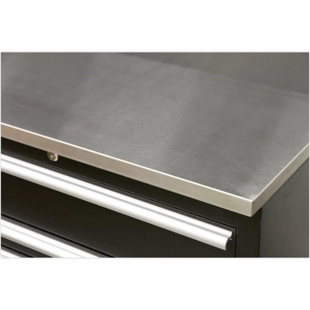 Premier Storage System with Stainless Worktop 2.48m APMSCOMBO1SS 7
