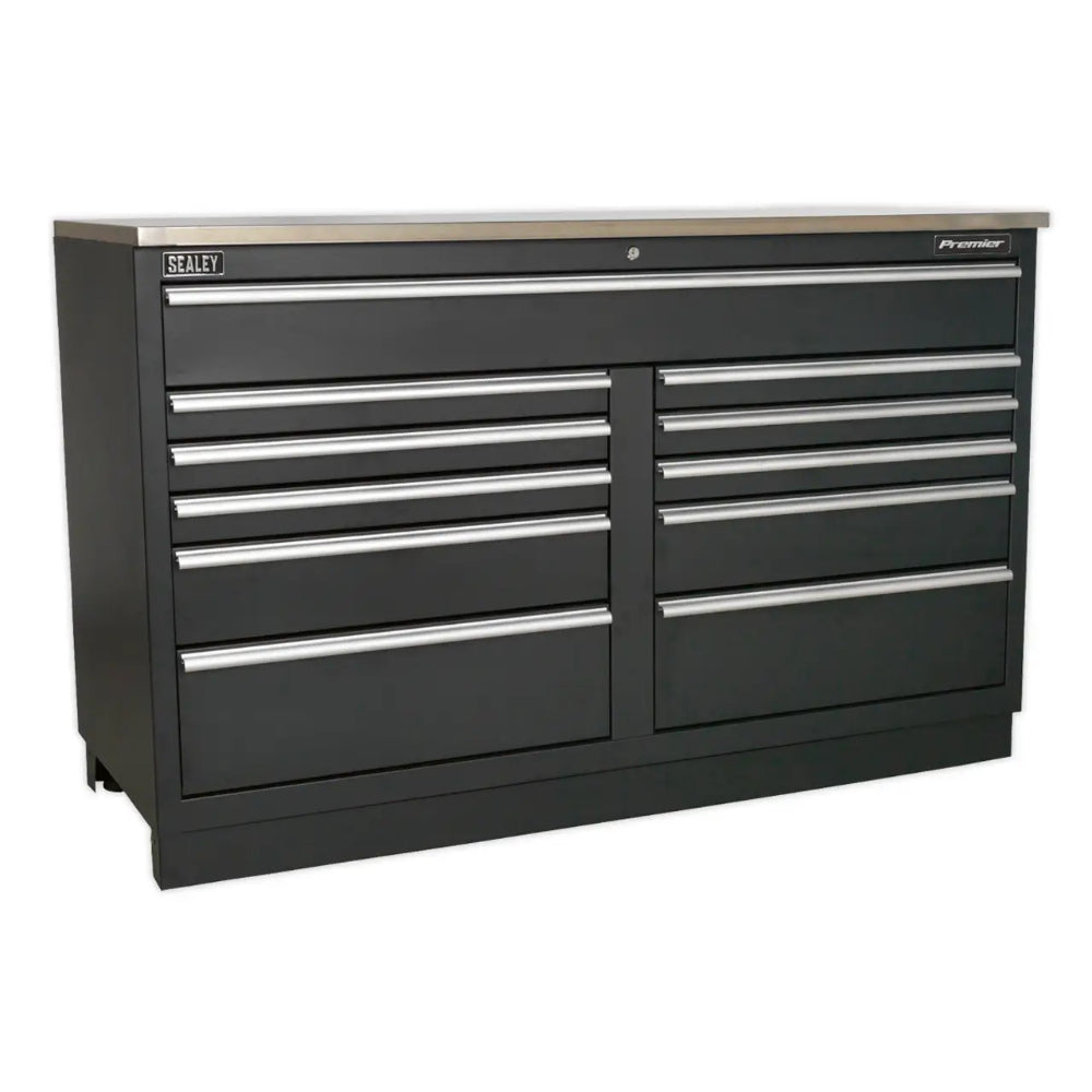 Premier Storage System with Stainless Worktop 3.26m APMSCOMBO2SS 7
