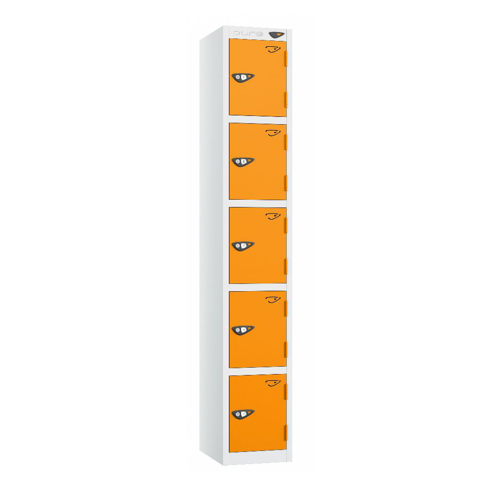 Prime 5-Door Steel Locker Arctic White Magma