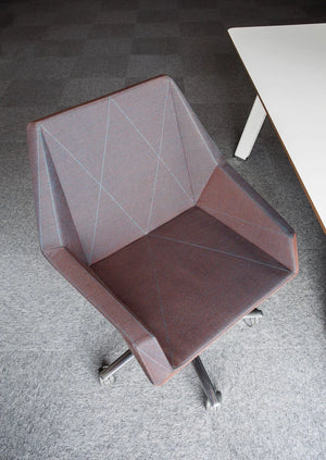 Prism Chair  Metalic Cross Base  8