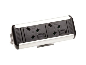 Protea On Desk Power Module With 2X Power 2X Data And 2X Usb Charge White 3