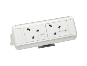Protea On Desk Power Module With 2X Power And 2X Data Grey 12