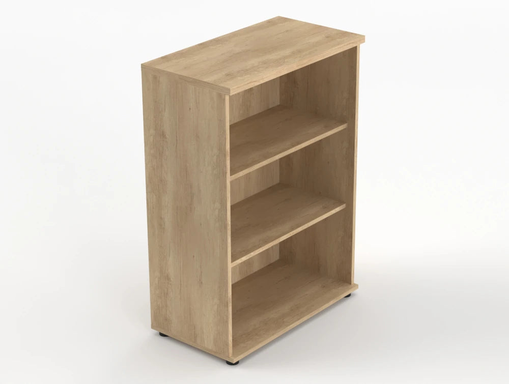 Quando Executive Bookcase Natural Oak Finish