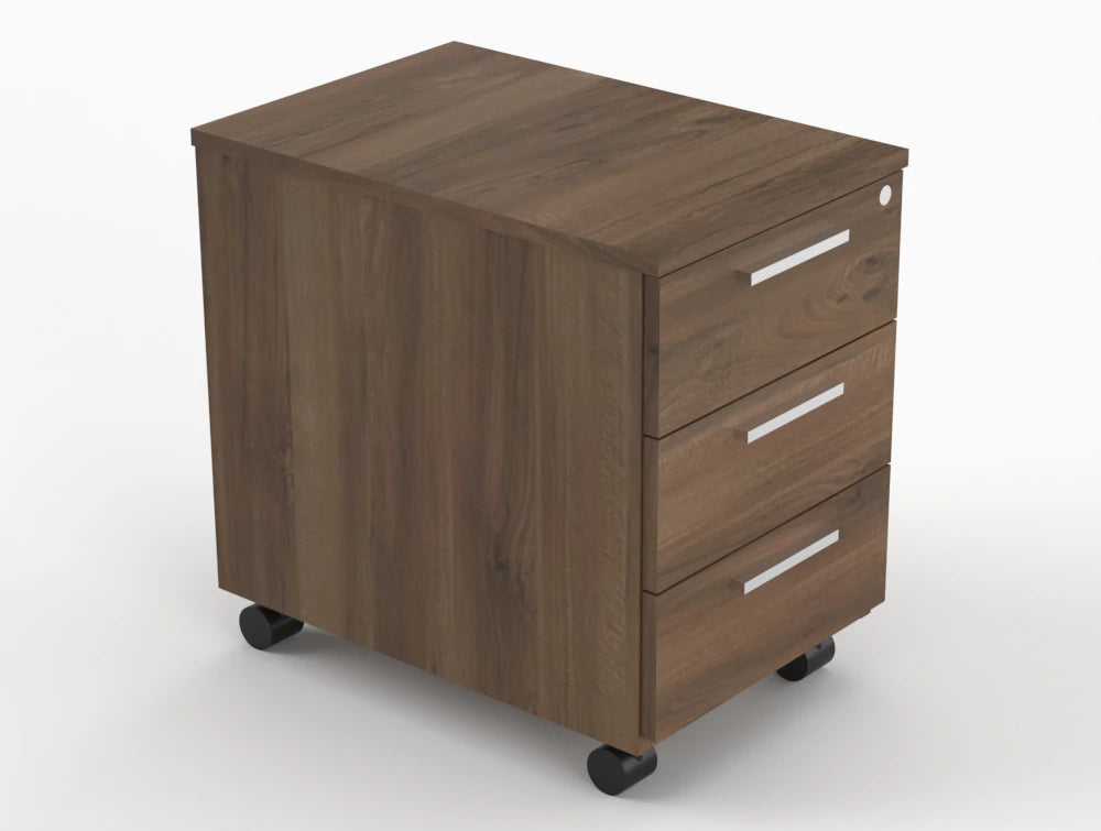 Quando Executive Mobile Pedestal Canadian Oak Finish