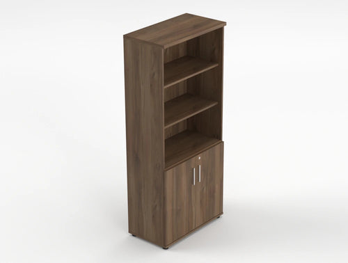 Quando Executive Part Bookcase Canadian Oak Finish