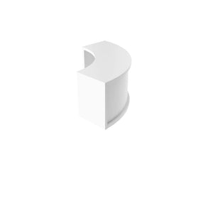 Reception Modular Corner Hutch Unit (FSC) RCMCHWH 5