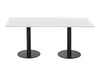 Rectangular Dining or Conference Black Table 1800mm 3