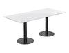 Rectangular Dining or Conference Black Table 1800mm