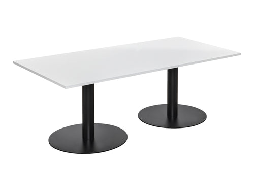 Rectangular Dining or Conference Black Table 1800mm
