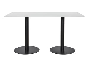Rectangular Poseur Black Table 1800mm 4