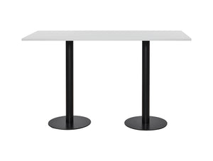 Rectangular Poseur Black Table 2000mm 4