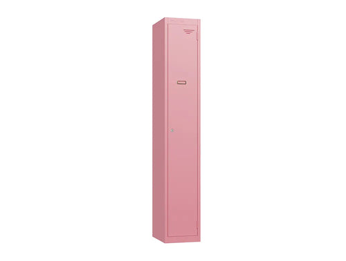 Retro 1-Door Steel Locker - Dusty Pink