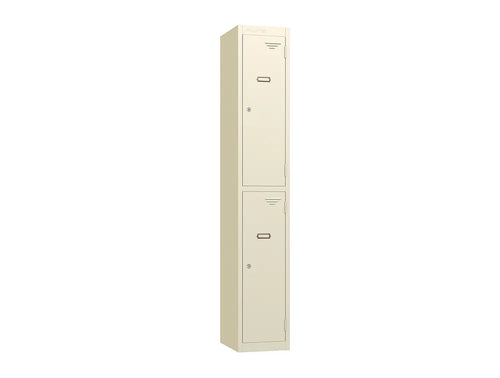 Retro 2-Door Steel Locker - Dusty Pink