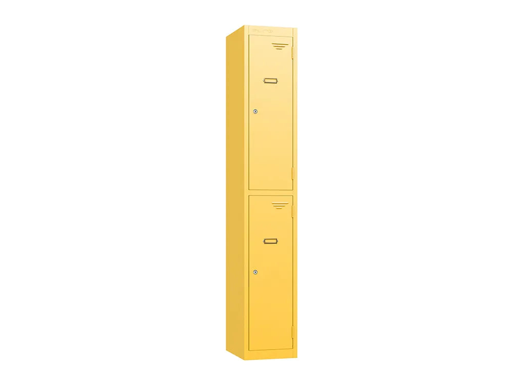 Retro 2-Door Steel Locker - Sunflower