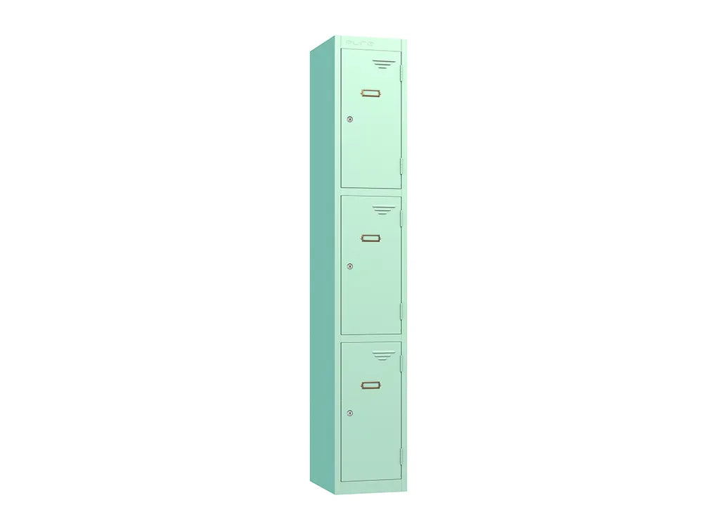 Retro 3-Door Steel Locker - Mint