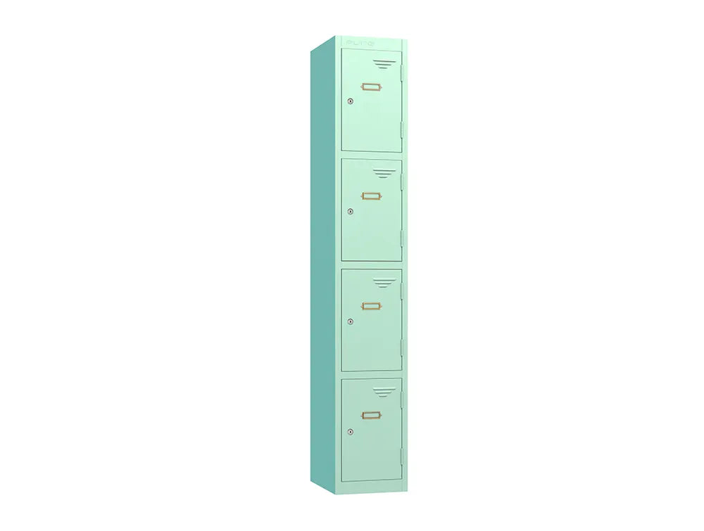 Retro 4-Door Steel Locker - Mint