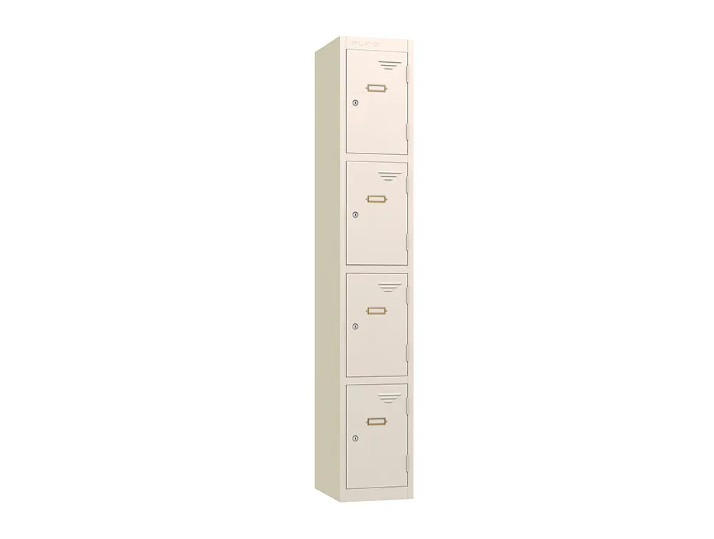 Retro 4-Door Steel Locker - Oyster