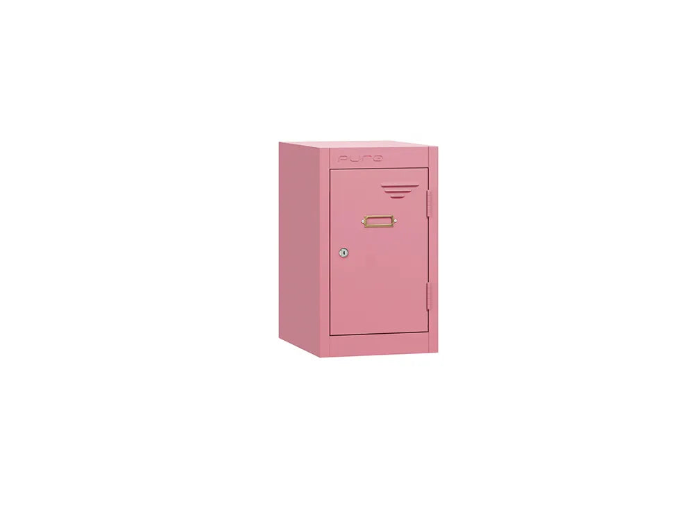 Retro Quarto 1-Door Steel Locker - Cream