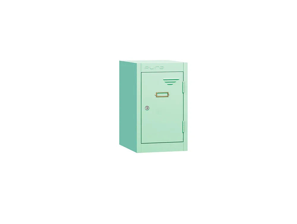 Retro Quarto 1-Door Steel Locker - Cream