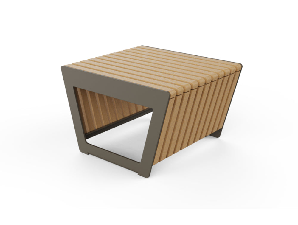 Riga Wooden Outdoor Low Stool