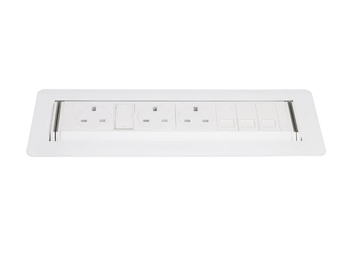 Rotadock 3 No UK Socket In Desk Power Module Black