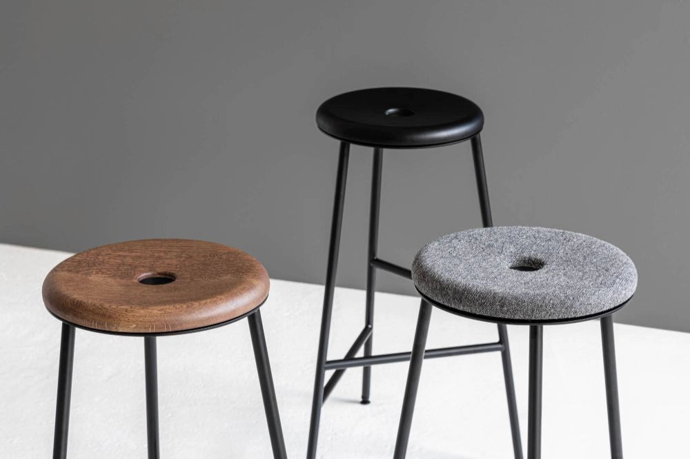 Rotor Upholstered and Wooden Bar Stools 6
