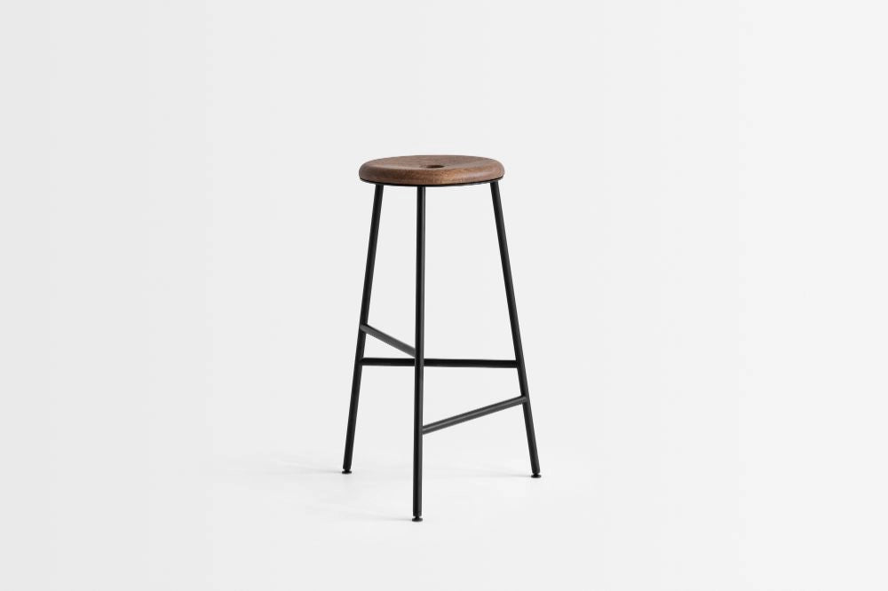 Rotor Wooden Bar Stool 5