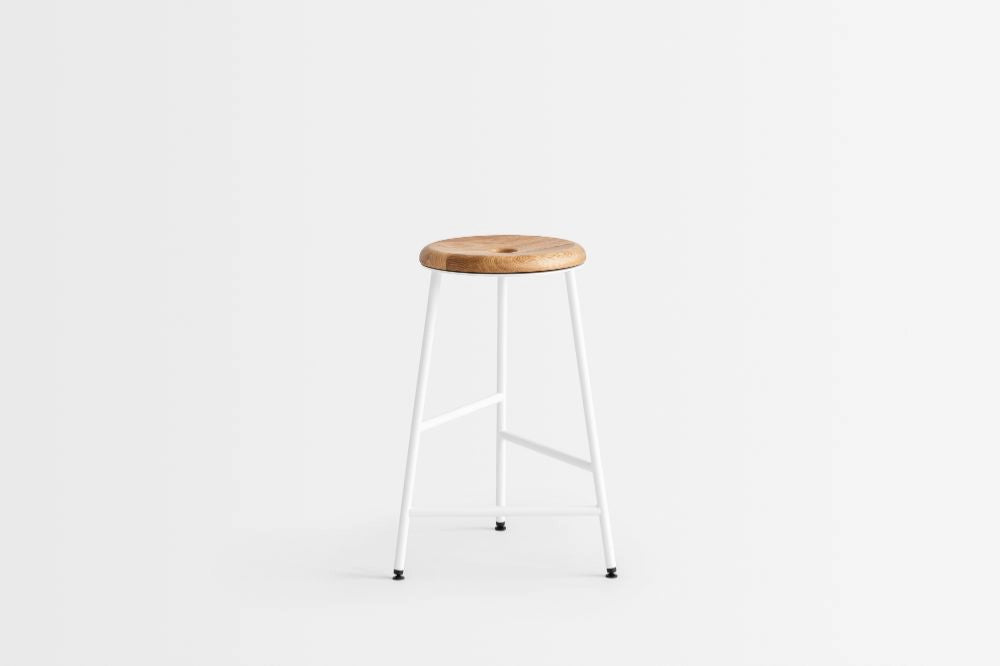 Rotor Wooden Bar Stool 7