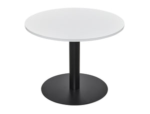 Round Dining Black Table 1000mm 2